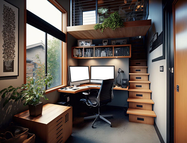Bureau compact pour petit espace : optimisez votre espace de travail !